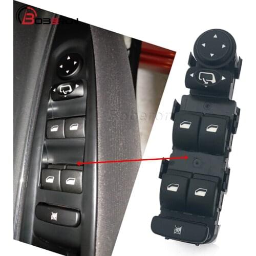 Power Window Control Switch Window Lifter Button Switch For Citroen C4 2004 - 2010