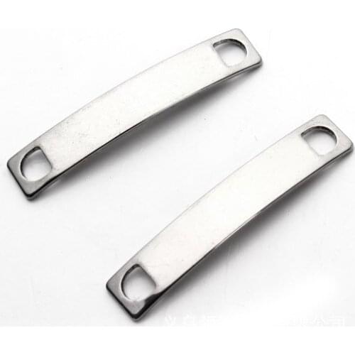 20pcs/lot 38*7mmmm Connector Metal Alloy Spacer Hole Beads Flat Beads For DIY bracelet Jewelry Making fsg4s