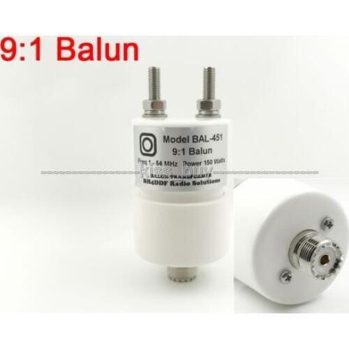 DYKB 150W 9:1 Balun HF Short wave Dipole Antenna Receiver 1.8-54MHz for radio QRP Shortwave balun antenna balun