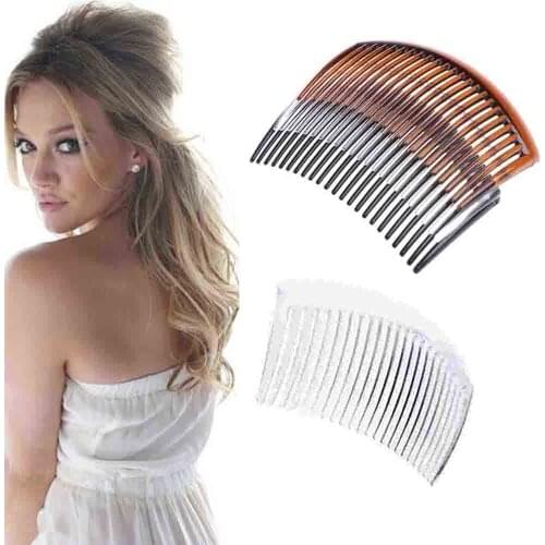 5Pcs / Set Comb 23 Teeth Plastic Hair Accessories Women DIY Clip Salon Tool Handmade Multi-functional Styling Tools
