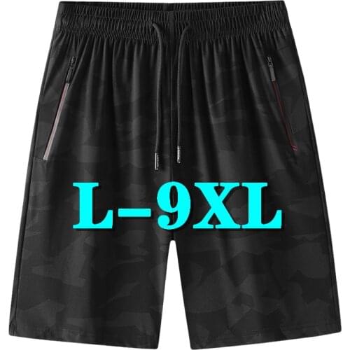 Oversized Casual Shorts Men Clothing Summer Style Sports Short Pants Sweatpants Elasticity Quick Drying Trousers Brand Free Ship