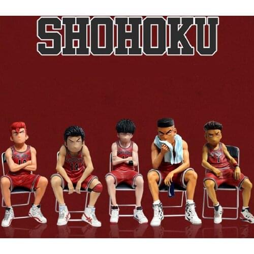 Slam Dunk Hanamichi Sakuragi Kaede Rukawa Takenori Akagi Hisashi Mitsui Ryouta Miyagi Hand-made Doll Model Decoration