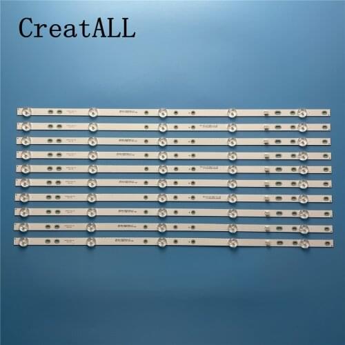 LED Backlight strip 5 lamp For AKAI 48 55 TV AKTV480 T DS55M78-DS02-V01 DSBJ-WG 2W2006-DS55M7800-01 BAIRD TI5510DLEDDS
