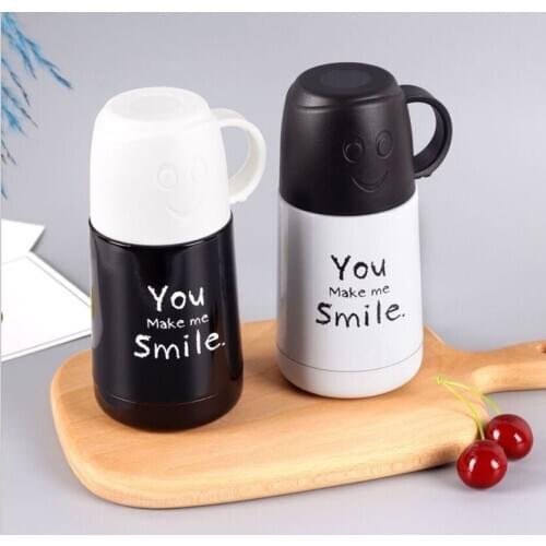 New 210ml Cartoon Thermos Stainless Steel Vacuum Flask Cup Thermal Thermos Bottle Insulated Tumbler Coffee Milk Mug