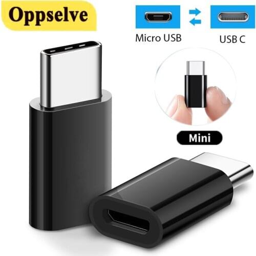 Type C to Micro USB Adapter Type-C OTG Adapter Cable USB USB-C Male To Micro USB Type-C Female Converter For Macbook Samsung S21