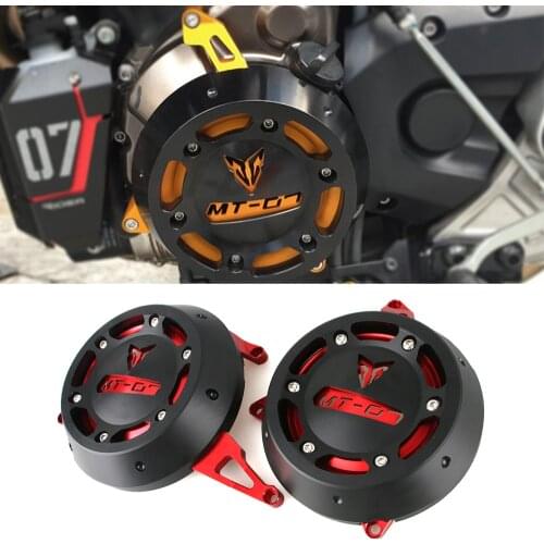 Motorcycle Engine Protect Guard Cover For Yamaha MT07 FZ07 MT FZ 07 2014-2020 Engine Hood Side Stator Case Falling Protective