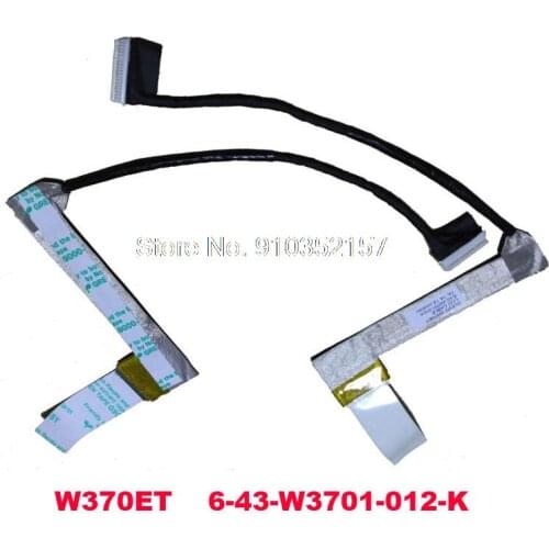 Laptop LCD Cable For CLEVO W370ET W370 W370SX 6-43-W3701-010-K 6-43-W3701-011-K 6-43-W3701-012-K New