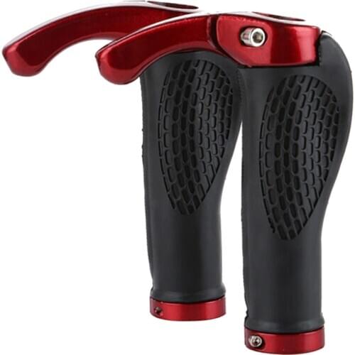 1 Pair MTB Road Cycling Bike Handlebar Rubber Cover Ergonomic Mountain Bicycle Horn Design Grip Bar New