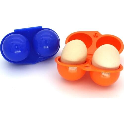 2/4/6/12 Grid Egg Storage Box Container Portable Plastic Egg Holder for Outdoor Camping Picnic Eggs Organizer JU32521