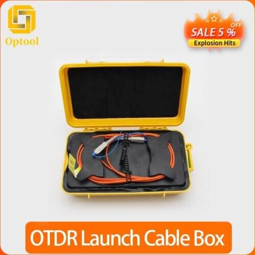 Free shipping 500M 50/125 MM OTDR Dead Zone Eliminator,Fiber Rings MM Multimode Fiber Optic OTDR Launch Cable Box