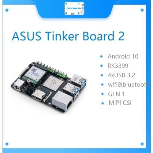ASUS Tinker Board 2 Rockchip RK3399 an based Single Board Computer/SBC Support Android 10/Ubuntu Tinkerboard2/Tinker2b