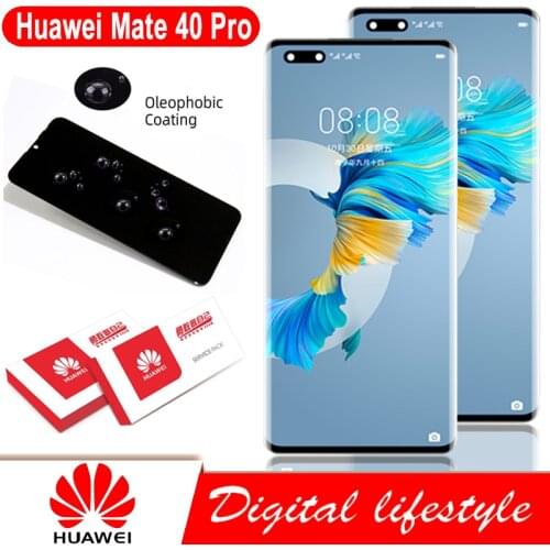 Original6.76'' Display Replacement With Frame For Huawei Mate 40 Pro LCD Touch Screen Digitizer Huawei Mate 40 Pro LCD
