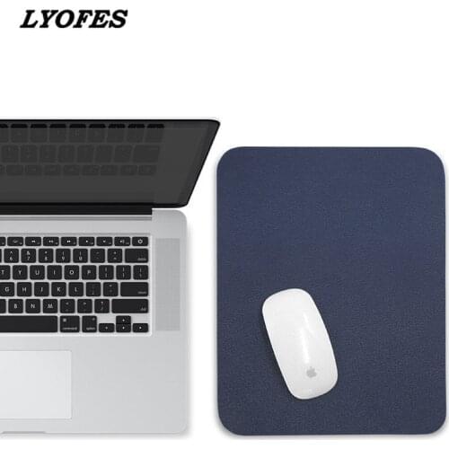 Laptop Mouse Mat Waterproof 21x25cm Mouse Pad Mini PU Leather Deskpad Cute Desk Mats Keyboard Desktop Protector Office Supplies