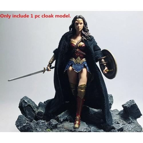 1/12 Scale Soldier Accessories Action Figure Cloak Model for 6" Female Body