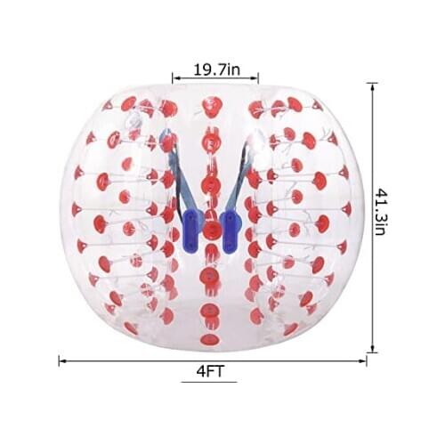 Inflatable Zorb Ball 1m 1.2m 1.5m 1.8m Red dat Bubble Soccer Ball Air Bumper Ball Bubble Football For Adults or child