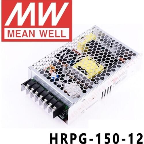 Original MEAN WELL HRPG-150-12 12V 13A meanwell HRPG-150 12V 156W Single Output with PFC Function Power Supply