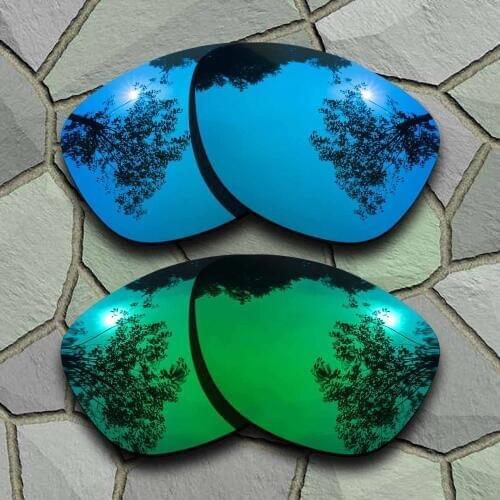 Sky Blue&Jade Green Sunglasses Polarized Replacement Lenses for Oakley Frogskins