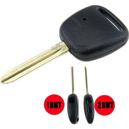 1/2 Side Button Remote Car Key Case Shell Housing Fob for TOYOTA Carina Estima Harrier Previa Corolla Celica TOY43 Blade