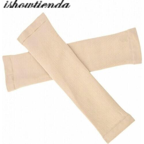 1Pair Slimming Compression Arm Shaper Slimming Arm Belt Helps Tone Shape Upper Arms Sleeve Shape Taping Massage For Women