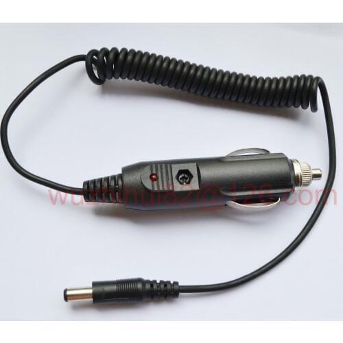 1pcs High-quality, all-copper car charger 12V / 24V Power adapter Cigarette Lighter 1.5M DC 5.5 *2.1mm