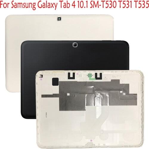 10 Pcs (Checked) For Samsung Galaxy Tab 4 10.1 SM-T530 T531 T535 Back Battery Cover Rear Door Housing Case Replacement Part