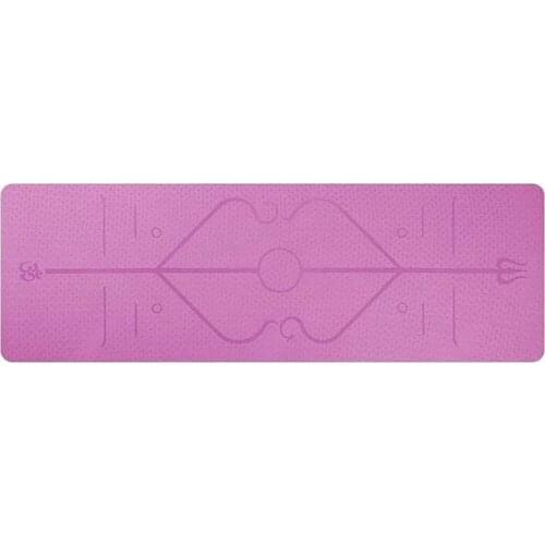 183*61*cm TPE Yoga Mat with Position Line Sports Mattress Fitness Exercise Mats Eco Friendly Gym Mat Non-Slip Yoga Mats Carpet