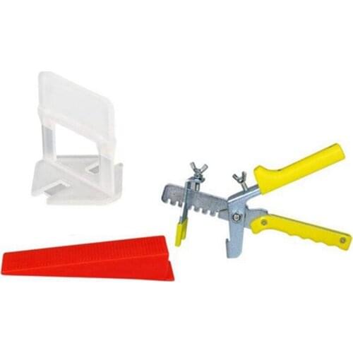 301Pcs Floor Spacer 1.5mm Clips for Tiling Flooring Tools 200Pcs Clips 100Pcs Wedges + Plier Tile Leveling System