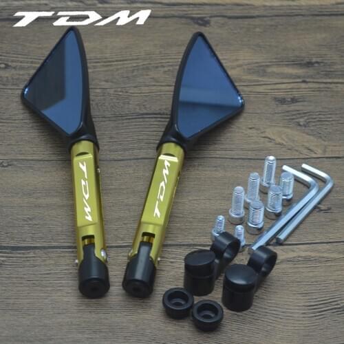 For YAMAHA TDM 850 TDM850 1991-1999 TDM 900 TDM900 2004-2015 Aluminum CNC Motorcycle Side Mirror rearview Mirrors