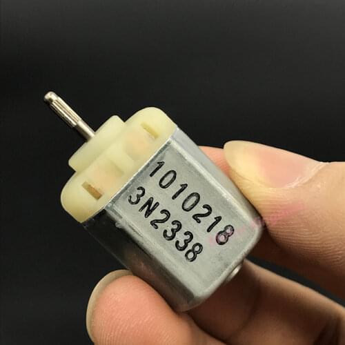 Car Rearview Mirror Motor 3N2338 DC 6V~12V Rear Output Shaft Reversed Axis Mini Carbon Brush JOHNSON 130