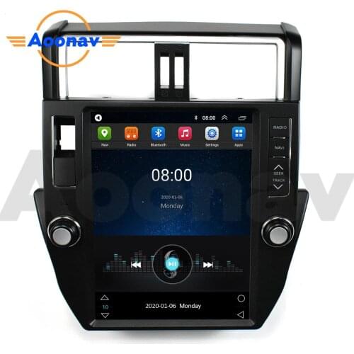 CAR RADIO multimedia player For-TOYOTA Prado 2010-2013 car stereo autoradio DVD player Tesla vertical screen GPS navi