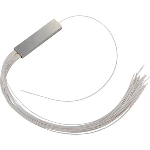 Free Shipping 5 pcs Without Connectors 0.9mm Steel Tube 1x32 Mini Blockless1:32 32 Ports Fiber Optical PLC Splitter