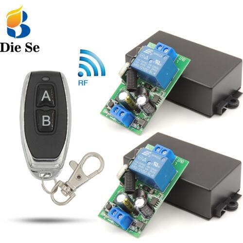 Diese Smart home Lighting Wireless Remote Control Switch 433Mhz 110V 220V 10Amp rf Relay Receiver and Transmitter, for Lamp Bulb