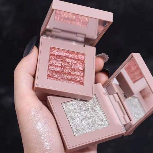 Pictorial Girls Shiny Eyeshadow Palette Single Color Matte Glitter Smooth Eyes Makeup Pigmented Long Lasting Waterproof Cosmetic