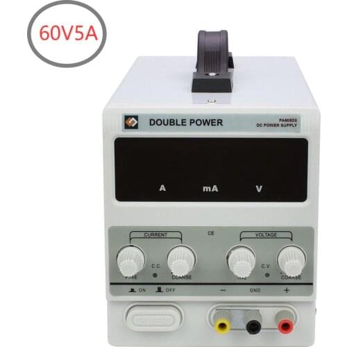 60V5A Lab Power Supply Adjustable 60V5A Voltage Regulator Stabilizer Switching mA and A converted Adjustable DC Laboratory