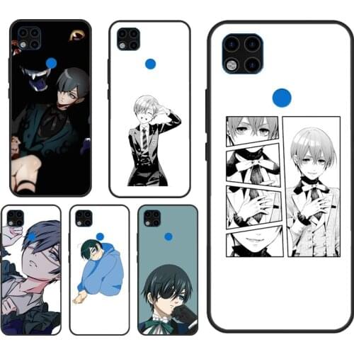 Black Butler Ciel Phantomhive Case For Xiaomi Redmi Note 10 Redmi Note 9 Pro 7 8 Note 8T 9S K40 7A 8A 9A 9C 9T Cover