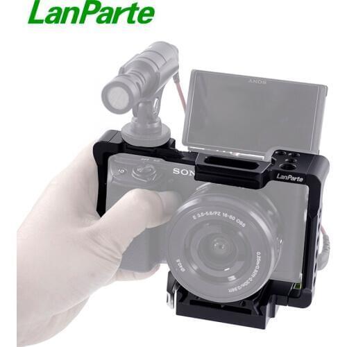 Lanparte 6400 Cages Camera Full Camera Cage for Sony 6400 camera Clear view of monitor