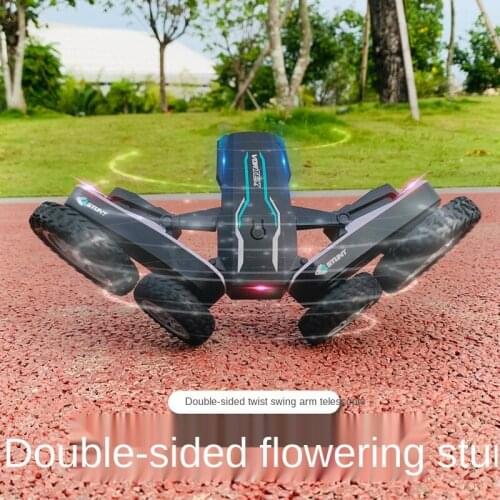 Hot Blooming Remote Control Stunt Car Rotary Remote Control Deformation Car Enhance Parent-child Communication interesting