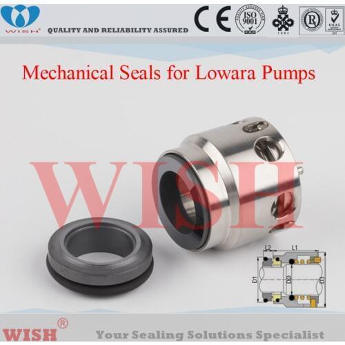 22/26MM mechanical seal STEP-BALANCED Seal,Suit for SV- and e-SV- Series Lowara pumps-Vulcan type 822