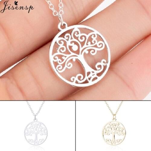 Jisensp Trendy Flower Of Life Mandala Pendant Sacred Geometry Stainless Steel Spiritual Necklace Women Ancient Egyptian Jewelry