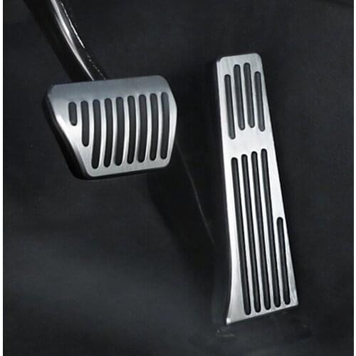 Car-Styling metal Alloy Pedal cover case for BMW 1 2 3 4 5 6 7-series X1 X3 X4 X5 X6 E71 E72 F15 F16 E46 E60 E92 E93 F30 F31 F32