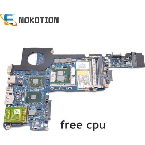 NOKOTION 591413-001 591416-001 For HP Pavilion DV3 Laptop Motherboard NBW10 LA-4743P HM55 HD 5430 DDR3 Free CPU