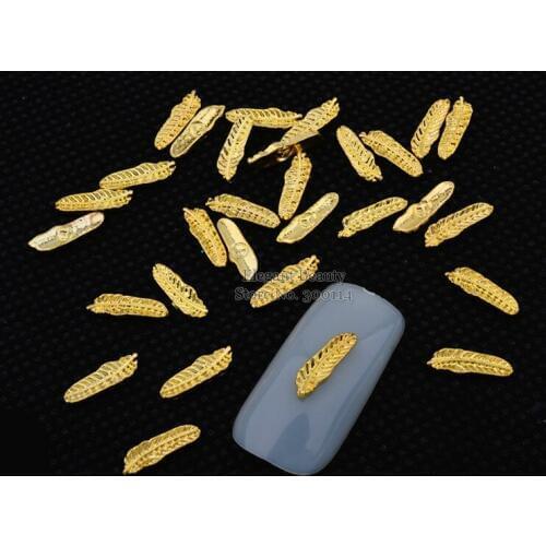 Wholesale New Nail Art assorted alloy Accessories metal Charm feather sea horse crocodile decoration 5000pcs/lot free shipping