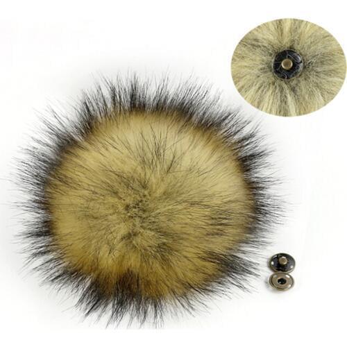 1 PCS Faux Raccoon Fake Fur Hair Ball Huge Ball Fluffy Pompom Hat Bag Shoses Accessory