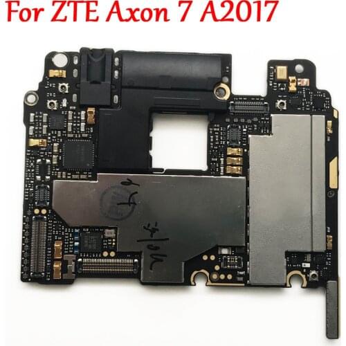 TESTED Full Work Original Unlock Mainboard For ZTE Axon 7 A2017 Axon7 A2017G Motherboard Logic Circuit Electronic Panel