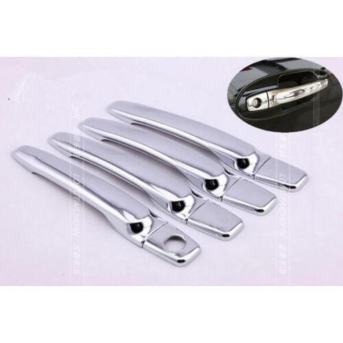 8pcs/set for Hyundai Sonata 2002 2003 2004 2005 ABS Chrome Car Door Handles Cover Trim Car Styling Accessories