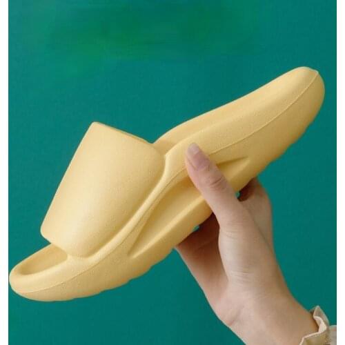 Women Thick Platform Slippers Summer Beach Eva Soft Sole Slide Sandals Leisure Men Ladies Indoor Bathroom Anti-slip Shoes