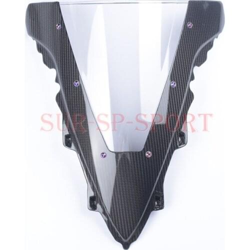Motorcycle Wind Deflectors Wind shield Windshield WindScreen With Carbon Fiber For Yamaha R1 2009 2014
