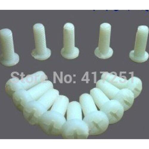 1 piece Metric Thread M8*35mm Full Nylon Philips Pozi Raised Pan Round Head Screw Fasteners