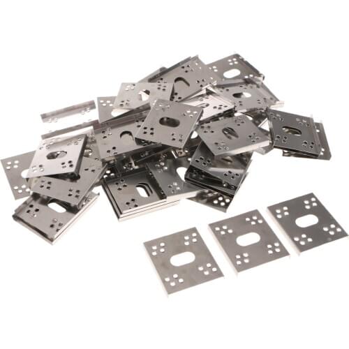 50 Pcs/Pack Solar Panel Grounding Washer/Gasket For Photovoltaic Roof/Ground/Car Shed/Systems C/U Steel Guide Rail Matching