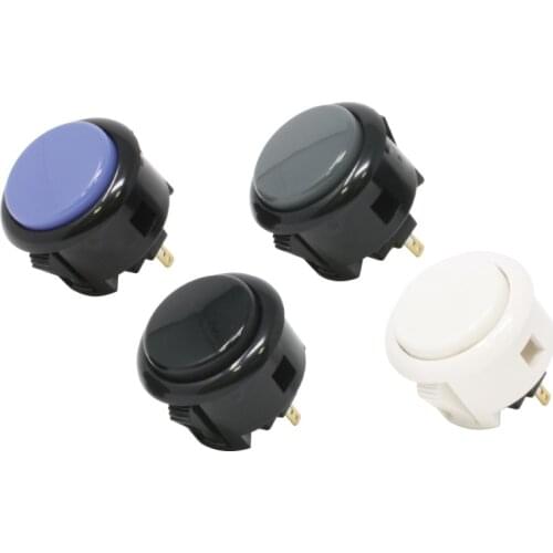 6pcs/lot Original Sanwa OBSFE-30 Silent Snap In Arcade Push Button authentic Sanwa Buttons for arcade machine DIY Cabinet JAMMA